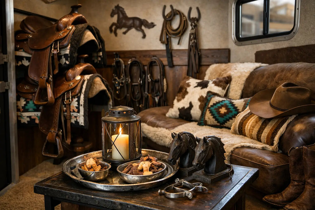 How to Decorate a Horse Trailer Tack Room