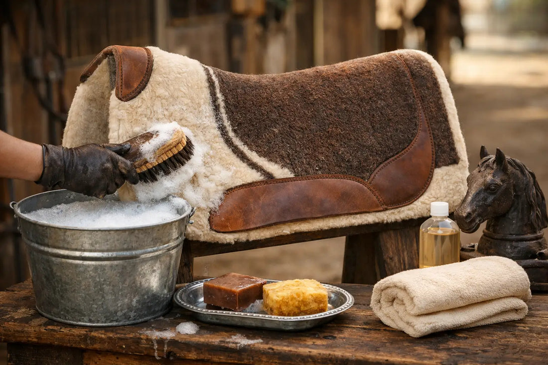 How to Clean Wool Saddle Pads Right