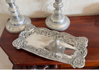 SILVER CONCHO SERVING TRAY
