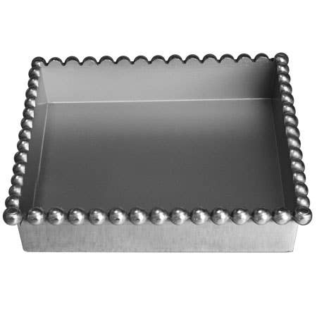 India Handicrafts Inc - Beaded Lunch Napkin Box - Perfect for Home Entertaining