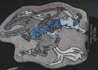 Rodeo Bronc Rider western accent rug, rodeo inspired home decor
#1