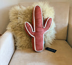 2FLY cactus pillow in rust, desert inspired western home decor lifestyle #3