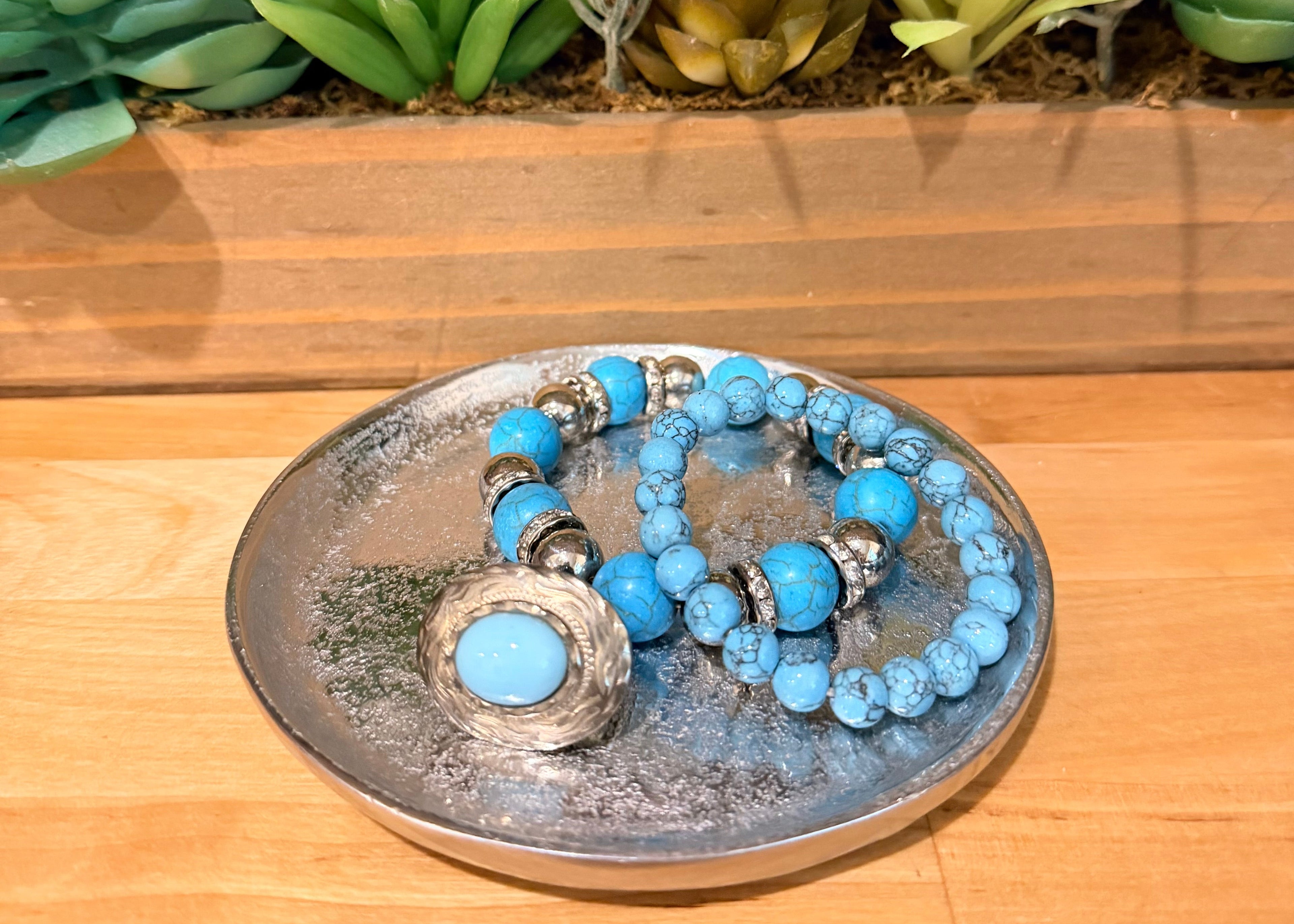 ALUMINUM 5” DRINK COASTER (SLIGHTLY ROUGH TEXTURED FINISH)