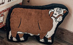Cattle Talk Hereford cow pillow, western ranch style home decor lifestyle
#2