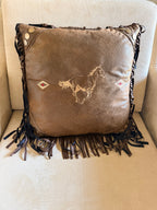 Embroidered Horse pillow