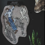 Rodeo Bronc Rider western accent rug, rodeo inspired home decor lifestyle #2