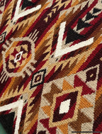 Em Custom Ranch Pads Hotrod, burgundy, brick red, brown, chestnut, caramel, honey, sand & cream tones, western ranch pad in stock detail
