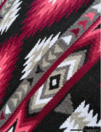 Em Custom Ranch Pads Be My Valentine, black, white, charcoal, grey, burgundy, garnet rose & pink tones, western ranch pad in stock detail