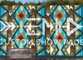 Em Custom Ranch Pads The Tough, teal, turquoise, aqua, olive, sage green, cream & buckskin tones, western ranch pad in stock