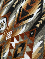 Em Custom Ranch Pads Silver Dagger, charcoal grey, white, black, sand, tan, buckskin & brown tones, western ranch pad in stock detail