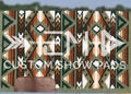 Em Custom Ranch Pads Verde, moss green, forest green, white, tan, rust & chocolate brown tones, western ranch pad in stock
