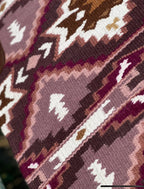 Em Custom Ranch Pads Pretty Little Poison, plum, raspberry, lavender, mauve, white, brown, caramel & buckskin tones, western ranch pad in stock
