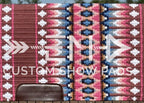Em Custom Show Pads Mauvelous, mauve, pink & midnight blue tones, western show pad in stock 