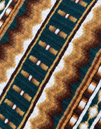 
Em Custom Show Pads Teal Cheetah, dark teal, espresso & caramel tones, western show pad detailed
#2