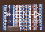 Em Custom Show Pads The Goods W/Rust, midnight blue, rust & sky blue tones, western show pad in stock 