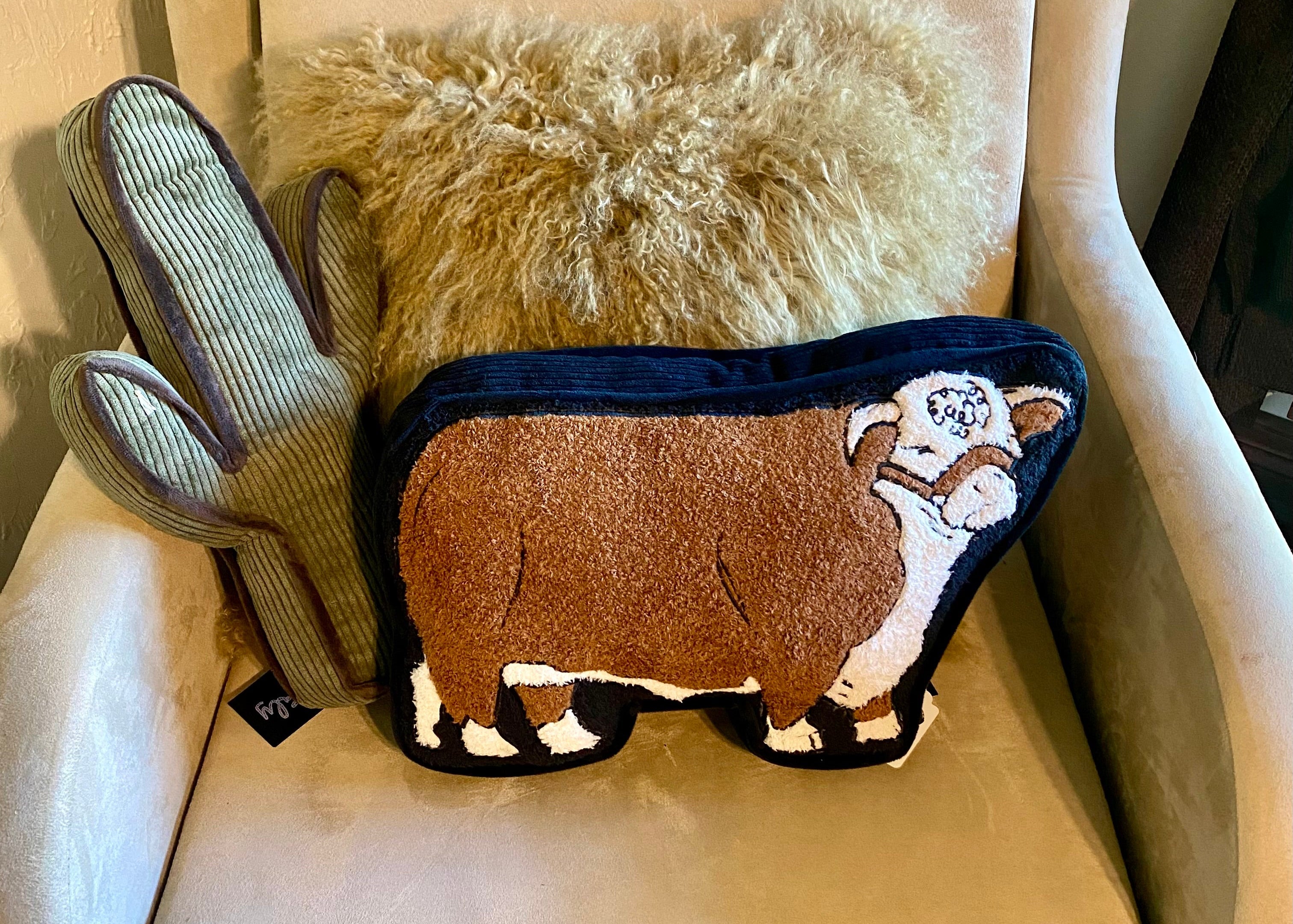 CATTLE TALK HEREFORD PILLOW