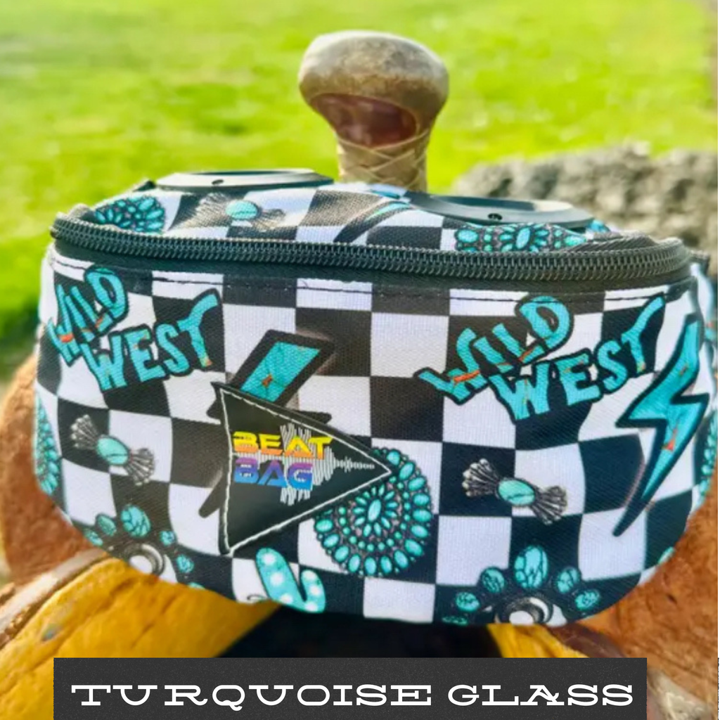 Beat Bags saddle horn Bluetooth speaker styled, western cowboy tech accessory in stock
