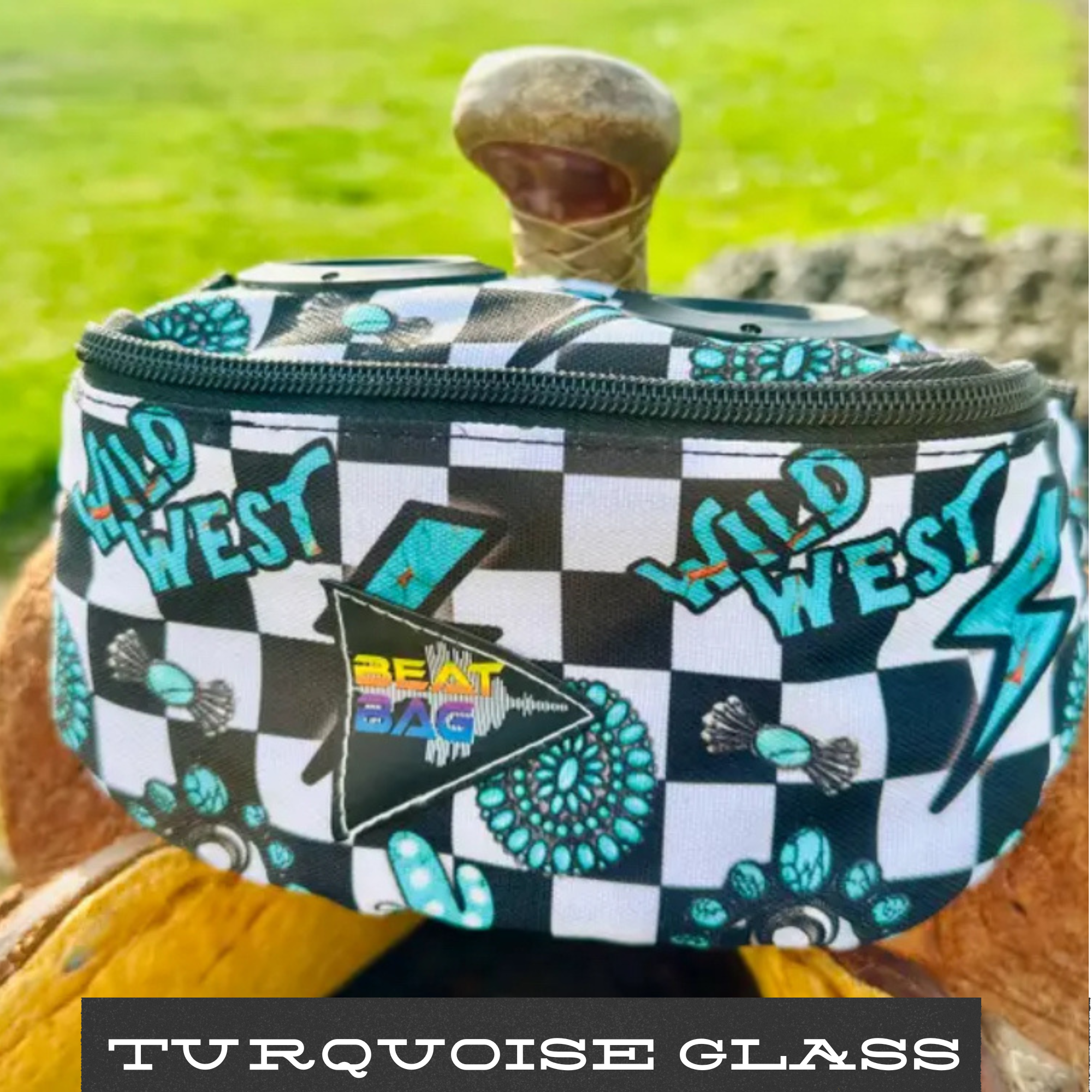 Beat Bags saddle horn Bluetooth speaker styled, western cowboy tech accessory in stock
