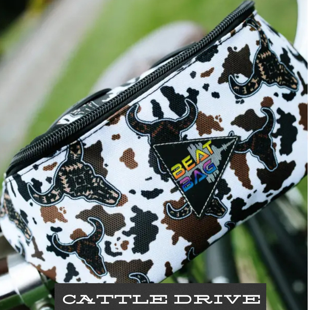 Beat Bags saddle horn Bluetooth speaker side profile, portable western audio in stock
