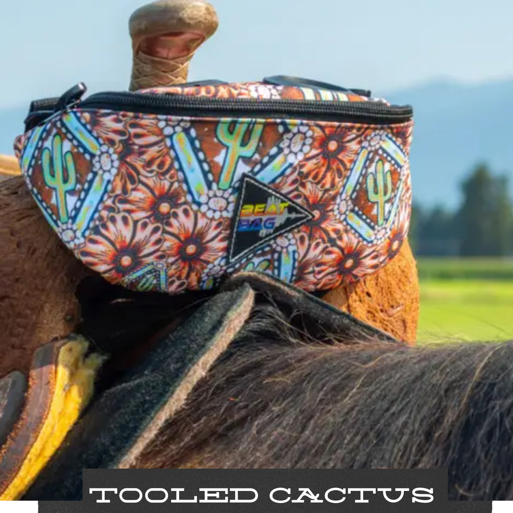 Beat Bags saddle horn Bluetooth speaker detail close up, western cowboy tech in stock