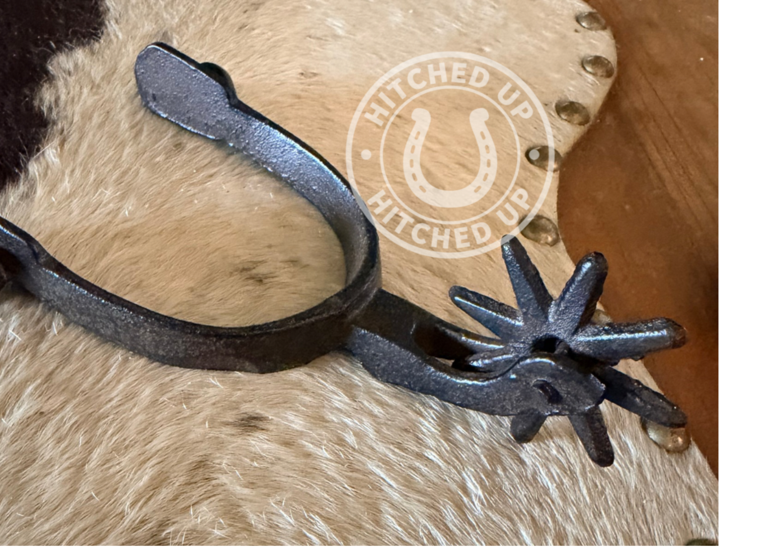 WESTERN RUSTIC COWBOY SPUR CAST IRON