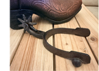 WESTERN RUSTIC COWBOY SPUR CAST IRON
