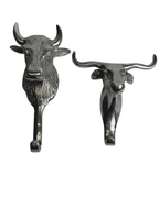 Decorative Bull Wall Hooks (2 Styles)