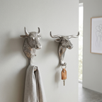 Decorative Bull Wall Hooks (2 Styles)