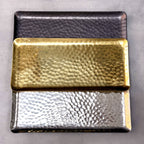 Hammered Rectangle Plate - Silver